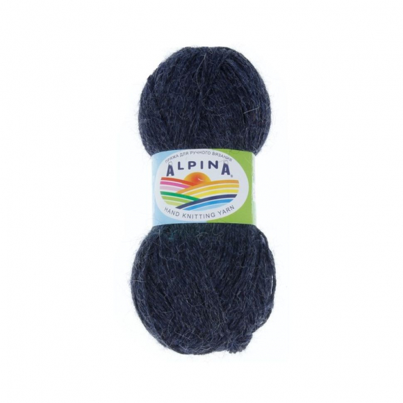 Пряжа ALPINA ROLAND (100% альпака) 4х50г/200м цв.27 т.серый Пряжа ALPINA ROLAND (100% альпака) 4х50г/200м цв.27 т.серый