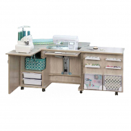 184024_Стол раскладной для швейной машины с раскройным местом ECLIPSE, серый дуб