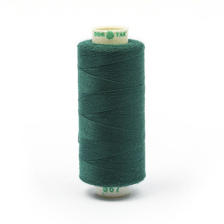 Нитки Dor Tak бытовые 40/2 полиэстер 366м цв.567 зеленый