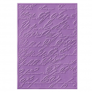 128581_Папка для эмбоссирования "Старинные письма 3"