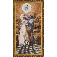 Набор для вышивания мулине НОВА СЛОБОДА арт.СР6117 Счастливы вместе 16х22 см