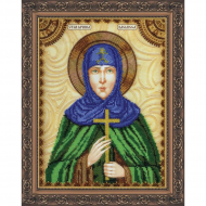 Набор для вышивания бисером АБРИС АРТ арт. AA-086 Св.Василиса 23х30 см