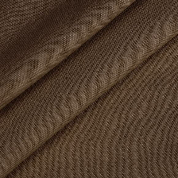 Ткань льняная 200 г/м? лен 25%, хб 25%, вискоза 25%, пэ 25% шир.140 см арт.TBY.Li.1009.77 цв.77 кэмел рул.20м
