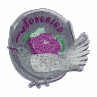 Термоаппликация "Птица серая"