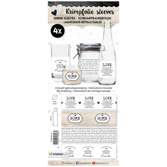 128650_Термоусадочная пленка "Love / Home"