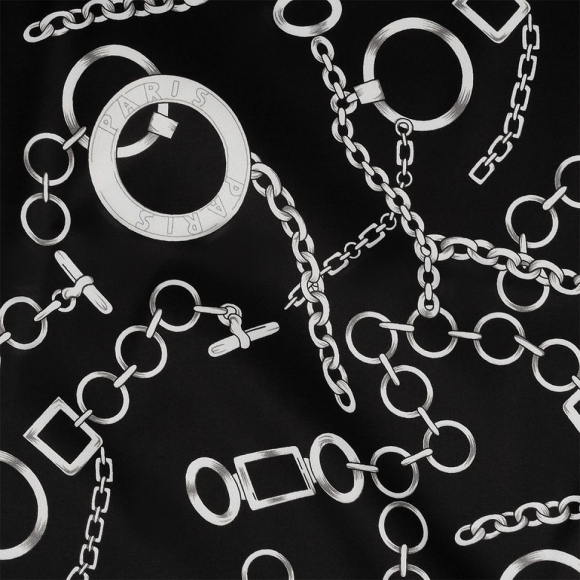 Ткань шелк Армани креп 90 г/м? 97% полиэстер, 3% лайкра шир.148 см арт.T.0565.1 цв.01 черный рул.25м