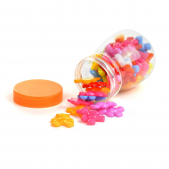 Пуговицы пластик Мишки, TBY-010 цв.ассорти 32L-20мм, 2 прокола, 25 г