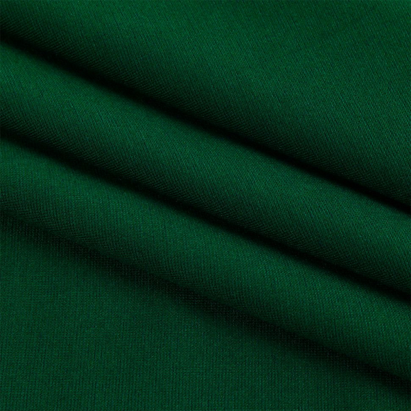 Ткань Джерси 350 г/м? 60% вискоза, 35% полиэстер, 5% спандекс шир.155 см арт.TBY.Jrs.350.10 цв.10 т.зеленый уп.1м