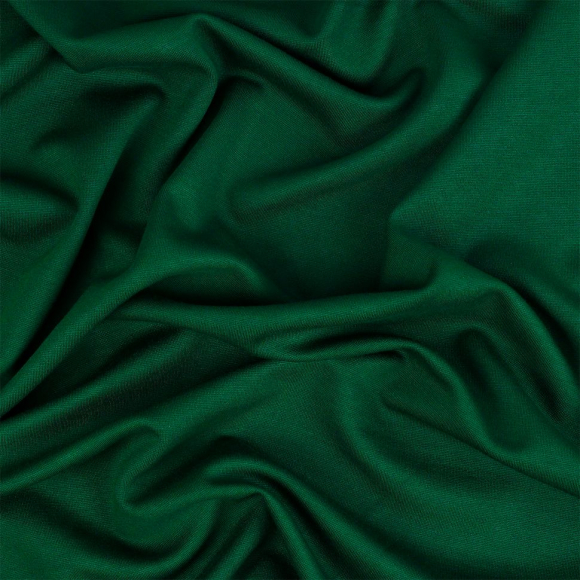 Ткань Джерси 350 г/м? 60% вискоза, 35% полиэстер, 5% спандекс шир.155 см арт.TBY.Jrs.350.10 цв.10 т.зеленый уп.1м