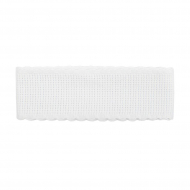 Канва Gamma KT-35 лента Aida №14 100% хлопок 35мм х 25м цв.белый, белый