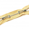 Молния трактор №5 Premium два замка 110см никель D167 золотисто-бежевый