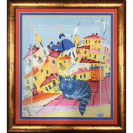 22385_Вышитая картина "Мечтатель"