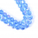 Бусины граненые Рондель (стекло) на нитях арт.TBY-R-2 10мм  цв.09 AB голубой уп.1х72 бусины