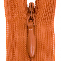 Молния потайная нераз 20см S-808 оранжевый темный SBS уп.100шт