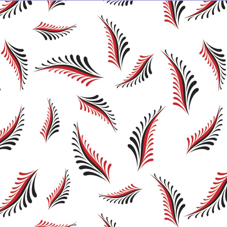 Ткань для пэчворка PEPPY Мезенские Узоры 135 г/м? 100% хлопок цв.МУ-07 белый уп.50х50 см