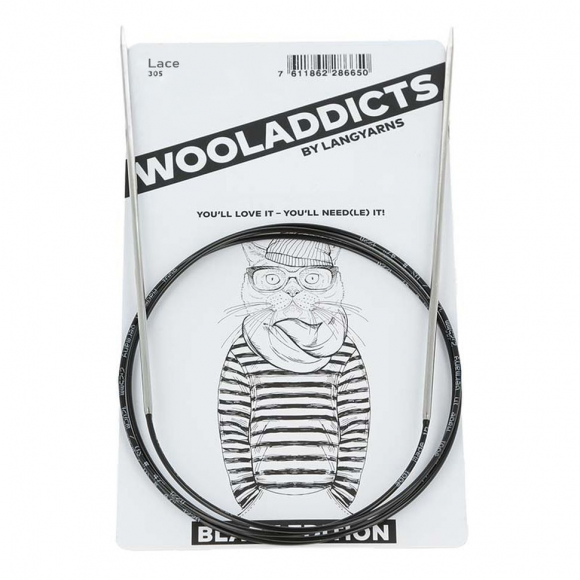 Спицы круговые супергладкие WOOLADDICTS Lace №6,5, 100 см