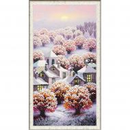 Рисунок на ткани (Бисер) КОНЁК арт. 8422 Чаровница Зима 25х45 см