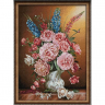 Набор для изготовления картин АЛМАЗНАЯ ЖИВОПИСЬ арт.АЖ.1815 Пионы с люпинами 50х70 см