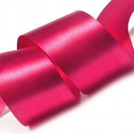 Лента атласная 50мм цв.3081 малиновый IDEAL уп.27,4 м