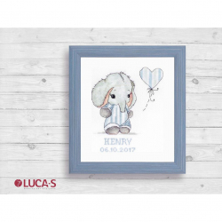 Набор для вышивания с рамкой в комплекте LUCA-S арт. R03 23х25,5 см