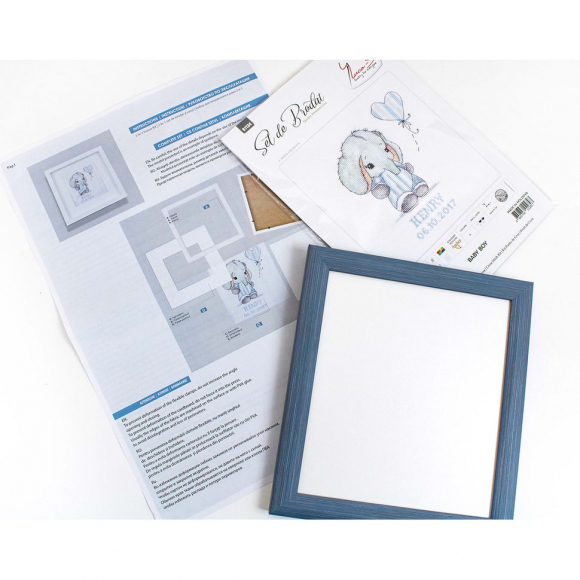 Набор для вышивания с рамкой в комплекте LUCA-S арт. R03 23х25,5 см