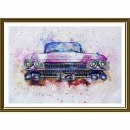 Набор для вышивания мулине НОВА СЛОБОДА арт.СР2235 Кабриолет 41,5х27,5 см