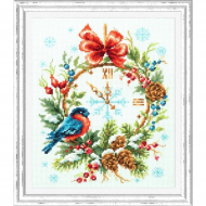 Набор для вышивания ЧУДЕСНАЯ ИГЛА арт.100-243 Время рождества 17х22 см Набор для вышивания ЧУДЕСНАЯ ИГЛА арт.100-243 Время рождества 17х22 см