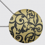 Магнитные клипсы для штор ? 45 с тросом (30 см) цвет №4У