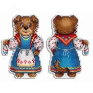 Набор для вышивания ЖАР-ПТИЦА арт.Р-470 Собака Жучка 11х8 см Набор для вышивания ЖАР-ПТИЦА арт.Р-470 Собака Жучка 11х8 см