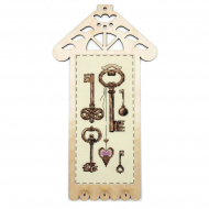 126778_Набор для вышивания "Ключики" с пришивной рамкой 126778_Набор для вышивания "Ключики" с пришивной рамкой