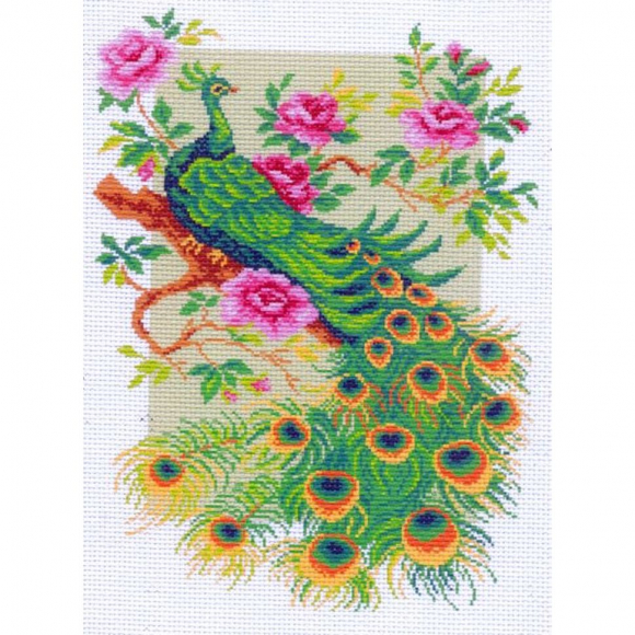 Рисунок на канве МАТРЕНИН ПОСАД арт.37х49 - 0775 Павлин