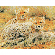 Набор для вышивания KUSTOM KRAFTS арт.99627 Маленькие принцессы 36,3х27,9 см