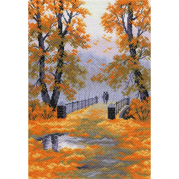Набор для вышивания МАТРЕНИН ПОСАД арт.37х49 - 1565 Осень в парке Набор для вышивания МАТРЕНИН ПОСАД арт.37х49 - 1565 Осень в парке