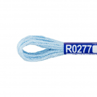 Нитки для вышивания Gamma мулине 100% вискоза 12 x 8 м цв.R0277 голубой