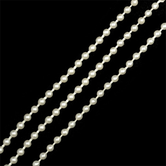 Бусины на бобине TBY.BWC.R2.5.2 2,5мм цв.2 молочный уп.100 м