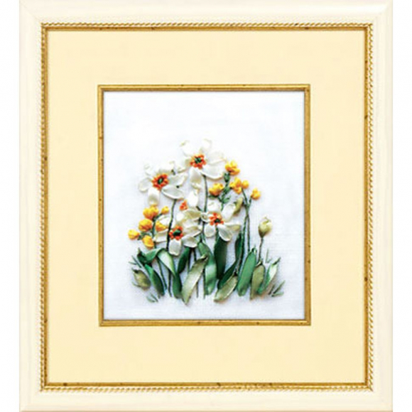 Набор для вышивания PANNA арт. C-0941 Нарциссы и лютики 12,5х12 см