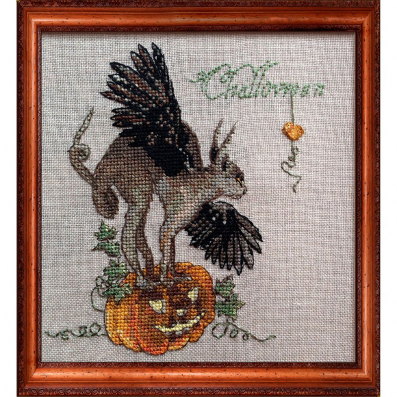 Набор для вышивания NIMUE арт.143-P011 KA Challoween (Хэллоуин) 15х15 см