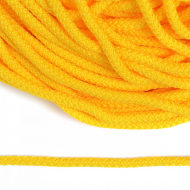 Шнур круглый полиэфир 05мм арт.1с-50/35 с наполнителем цв.093 желтый уп.200м