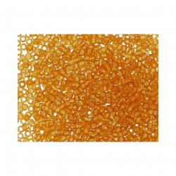 Бисер Япония "TOHO" 15/0  круглый 1  1.5 мм 5 х 5 г №0002С янтарный