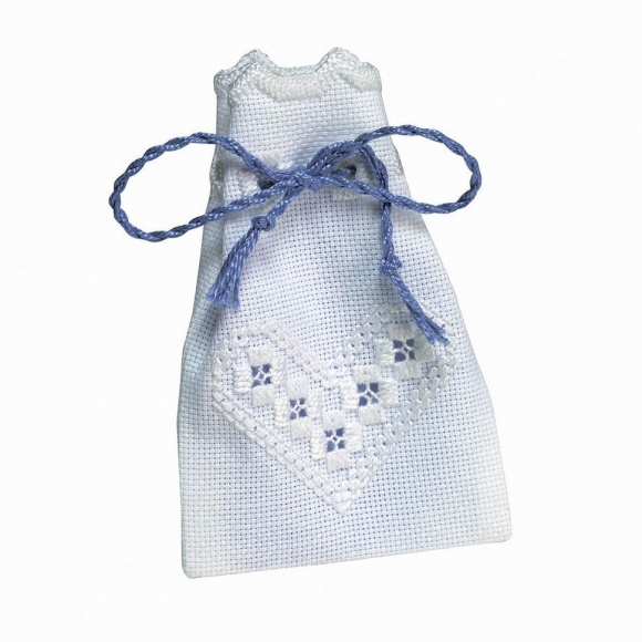 Набор для вышивания PERMIN арт.31-3117 Мешочек в технике Хардангер 7х11 см Набор для вышивания PERMIN арт.31-3117 Мешочек в технике Хардангер 7х11 см