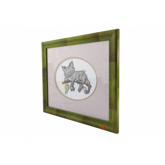 121908_Вышитая картина "На ветке"