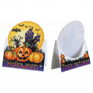 Набор для вышивания ЖАР-ПТИЦА арт.Р-586 Открытка Хэллоуин 14х19 см Набор для вышивания ЖАР-ПТИЦА арт.Р-586 Открытка Хэллоуин 14х19 см