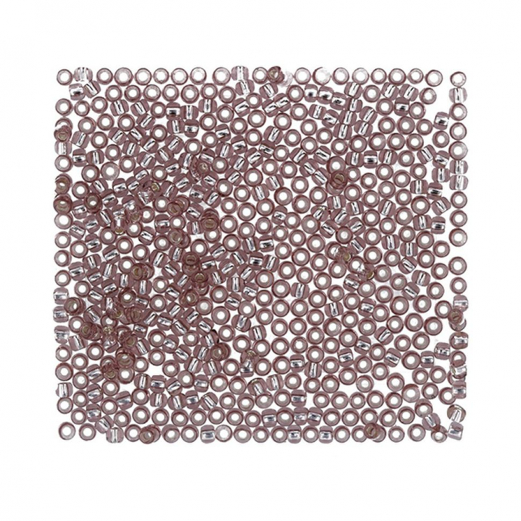 Бисер Япония "TOHO" 10/0  круглый 2  2.4 мм 5 х 5 г №0026 бл.сиреневый