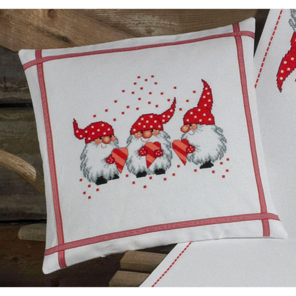 Набор для вышивания PERMIN арт.83-4257 Подушка Эльфы 40х40 см Набор для вышивания PERMIN арт.83-4257 Подушка Эльфы 40х40 см