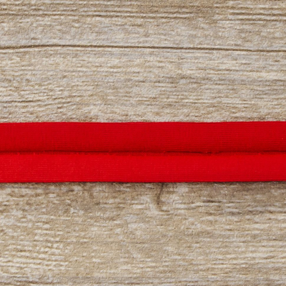 Косая бейка хлопок, 20 мм, 20 м, цвет 14, красный