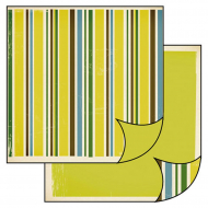 64275_Бумага двухсторонняя для скрапбукинга "Полосы в стиле ретро"