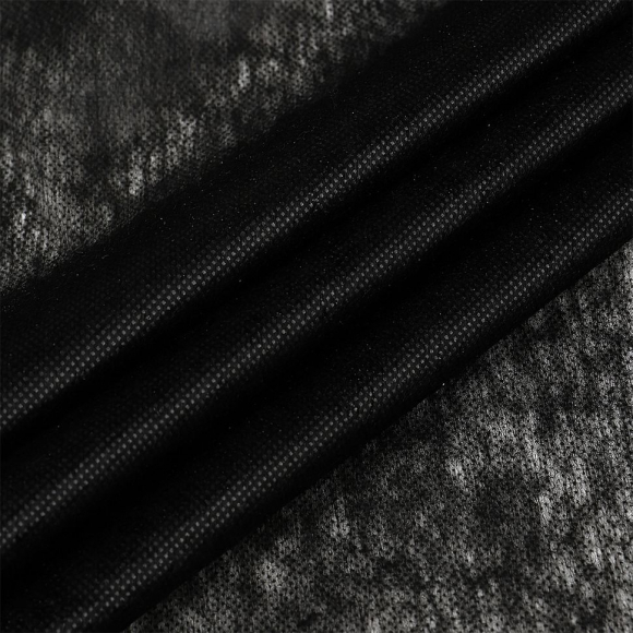 Флизелин НАРЕЗКА IdealTex PA точечный 25г/м? черный 6025W 90см уп.20м