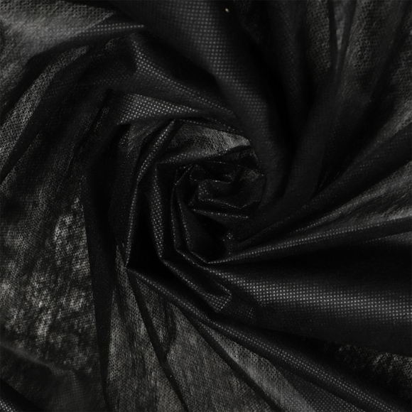 Флизелин НАРЕЗКА IdealTex PA точечный 25г/м? черный 6025W 90см уп.20м