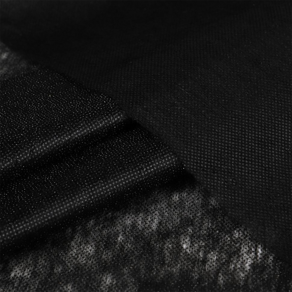 Флизелин НАРЕЗКА IdealTex PA точечный 25г/м? черный 6025W 90см уп.20м
