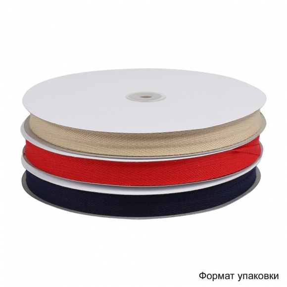 Тесьма киперная 20 мм хлопок 2,5 г/см арт.TBY.CT20100 цв.F100 суровый уп.50м Тесьма киперная 20 мм хлопок 2,5 г/см арт.TBY.CT20100 цв.F100 суровый уп.50м